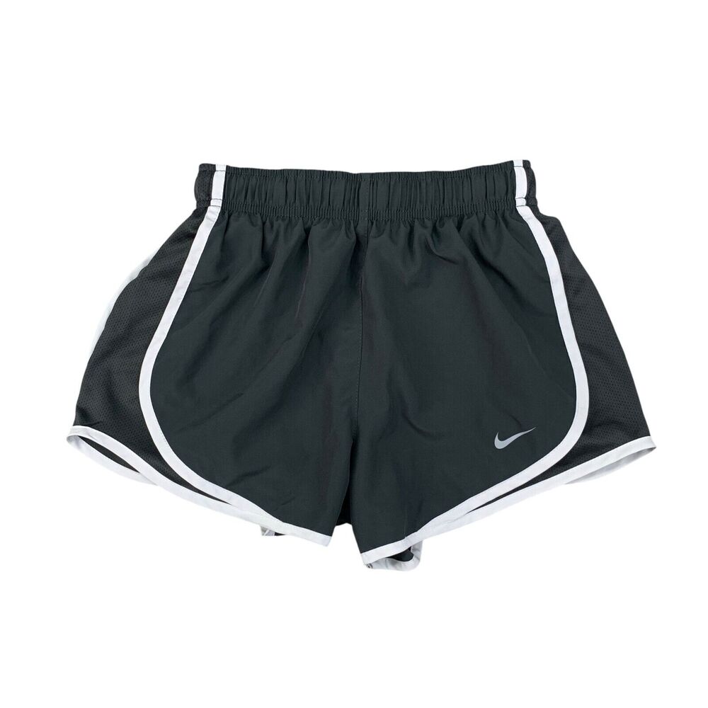Nike Shorts Womens XS Extra Small Gray White Dri Fit Tempo Inner Lined Running